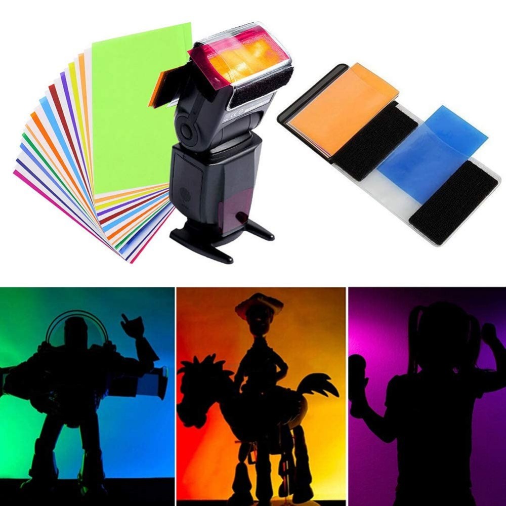 Photography Lighting Meter - Набор из 12 цветных гелевых фильтров