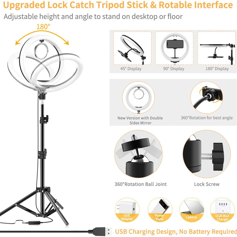 Светодиодный кольцевой светиль – обзор и цена Photography Lighting Description